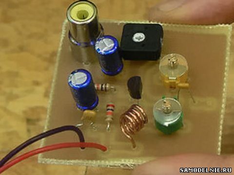 Видео-передатчик на одном транзисторе своими руками