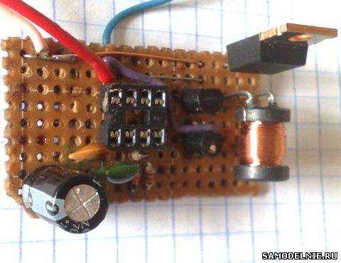 Полевой транзистор не нуждается в теплоотводе, поскольку рассеиваемая мощность мала