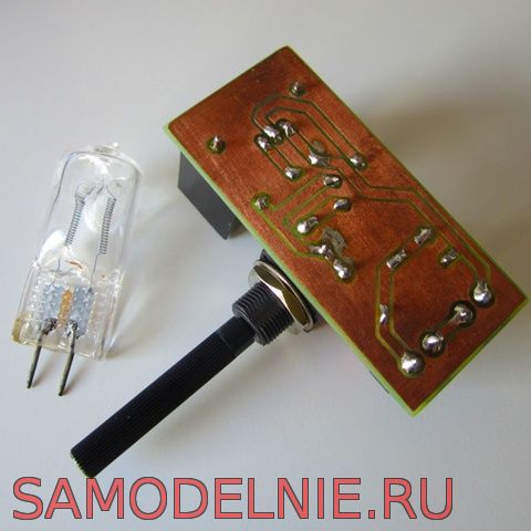 KIT NM4511 Регулятор яркости ламп накаливания 12В/50A - набор для пайки